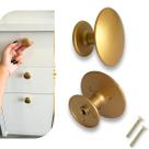 6 Puxadores Premium Botão 33mm, em Metal ideal p/ gavetas 6 Puxadores Premium Botão 33mm, em Metal ideal p/ gavetas