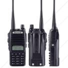 6 Rádio Comunicador Baofeng UV82 Dual Band VHF UHF Portátil
