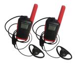 6 Rádio Comunicador Motorola T210BR Até 32km Com Fones de Ouvido Resistentes