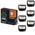 6 refletores led 26w biv 3000k branco quente ledvance