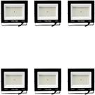 6 Refletores Led Externo Ip65 100w Biv 6500k Volter Preto 6 Refletores Led Externo Ip65 100w Biv 6500k Volter Preto