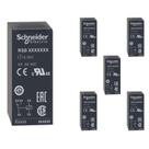 6 Relé Interface 8A Schneider 2C/O 220VCA RSB2A080M7