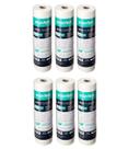6 Rolos De Pano Tipo Perfex 28cm X 25 Metros Inoven Branco