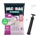 6 Saco Organizador A Vácuo Jumbo Mala Viagem 110x100cm + Bomba