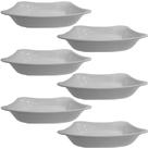 6 Saladeira em Melamina Plástico Tigela Bowl 15cm Atacado