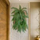 6 Samambaias Artificiais Verdes Para Decoração de Arranjos e Centro de mesa (13 galhos cada) DE27151