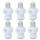 6 Sensor Fotosoquete 4 Em 1 Fotocélula Temporizador Bivolt E27 Acende Noite Apaga Dia Automático Luz