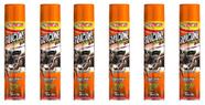 6 Silicone Perfumado Spray Carro Novo Luxcar 300 Ml