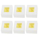 6 Spot Authentic Sobrepor Quadrado Luz Amarela 3000K Bivolt 5W Avant