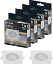 6 Spot Led 7w Biv Quadrado 6500k 127/220v 6 Spot Led 7w Biv Quadrado 6500k 127/220v