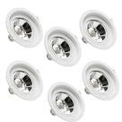 6 Spots GU10 Redondo Recuado Embutir AR111 Save Energy