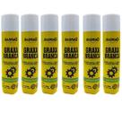 6 Spray Graxa Branca Aerossol Lubrificante 300ml