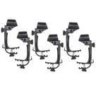 6 Suportes Microfone Para Bateria E Percussão Tipo Clamp 6 Suportes Microfone Para Bateria E Percussão Tipo Clamp