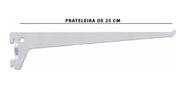6 Suportes Para Trilho Cremalheira Prateleira 25cm