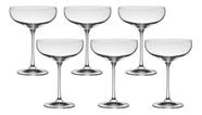 6 Taças Coupe Champagne Megan Cristal Titanio Bohemia 290ml 6 Taças Coupe Champagne Megan Cristal Titanio Bohemia 290ml