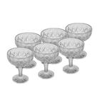 6 Taças para Sobremesa Wolff Angel de Cristal Incolor 260ml