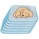 6 Tapetinhos Macios para Dormir Pet Antipulgas 200 Lavagens 70x50 Branco com Borda Azul Quality 6 Tapetinhos Macios para Dormir Pet Antipulgas 200 Lavagens 70x50 Branco com Borda Azul Quality