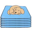 6 Tapetinhos Macios para Dormir Pet Antipulgas Antipulgas 200 Lavagens 100x70 Azul Quality 6 Tapetinhos Macios para Dormir Pet Antipulgas Antipulgas 200 Lavagens 100x70 Azul Quality