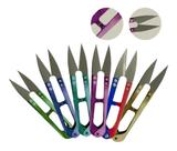 6 Tesouras de Metal Para Arremate de Linha Tecidos Fazer Acabamentos Tira Linhas de Bordados 6 Tesouras de Metal Para Arremate de Linha Tecidos Fazer Acabamentos Tira Linhas de Bordados