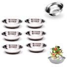6 Tigelas Bowl em Inox 350ml Pote Sobremesas Pet Cozinha 6 Tigelas Bowl em Inox 350ml Pote Sobremesas Pet Cozinha