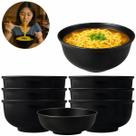6 Tigelas Bowl Oriental Melamina Para Restaurante Japones 1L