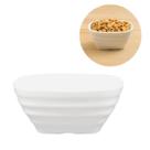 6 Tigelas Quadrada Estriada 225ml em Melamina Finger Food 6 Tigelas Quadrada Estriada 225ml em Melamina Finger Food