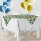 6 Toalha Mesa Festa Estampado TNT Circo Estrela 70x70