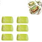 6 Travessa Bandeja em Melamina Retangular 22x14cm Servir