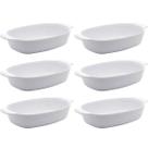 6 Travessas de Melamina para Restaurante 31cm Servir Guarnições com Alças Laterais 6 Travessas de Melamina para Restaurante 31cm Servir Guarnições com Alças Laterais