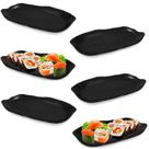 6 Travessas em Melamina Para Restaurante Japones 29cm