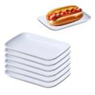 6 Travessas Petisqueira Bandeja Melamina Premium Prato 19cm