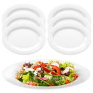 6 Travessas Prato Oval em Melamina Para Porções 22,5cm