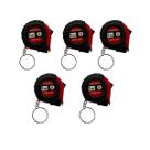 6 TRENAS CHAVEIRO AUTOMATICA C/TRAVA 1 Metro X6MM BC24307 FX