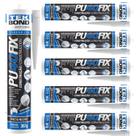 6 Unidades Cola Selante PU40 Fix Branco 280ml 387g Tekbond