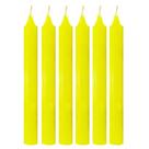 6 Velas Amarelas Oxum Iansã Iemanjá Vela Palito Amarela