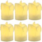 6 Velas LED Eletronica Luz Kit para Decoração 5cm Atacado