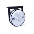 6 X Lanterna Lateral Apolo 6 Leds Bivolt 85mm Carreta Randon Branca