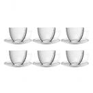 6 Xícaras De Café Em Vidro 90ml Graffiato 6 Xícaras De Café Em Vidro 90ml Graffiato