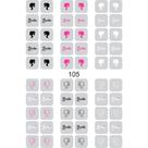 60 Adesivos de Unha 3d BARBIE COD S 5