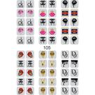 60 Adesivos de unha 3d Marcas Gringas luxo COD S 3 60 Adesivos de unha 3d Marcas Gringas luxo COD S 3