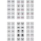 60 Adesivos para Unha Película SMILEY Decoração Nails Art