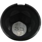 60 Capa de porca roda 33mm BLACK carreta e caminhoes 60 pç