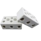 60 Conectores Porcelana Trip 16Mm Ceramica Normal 30A 600V - Fertak - 8205