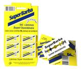 60 Laminas De Barbear Super Barba PLATINUM Barbearia Original