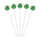 60 Mexedores De Bebida Drink Branco Copa Do Mundo Brasil 60 Mexedores De Bebida Drink Branco Copa Do Mundo Brasil