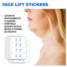 60 Pçs Adesivos Facial Invisível Fita De Lifting Antirrugas Antienvelhecimento Estica a Pele