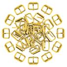 60 Piezas de Hebillas de Rodillo Metálicas Doradas de 25 mm Buckle Swpeet