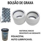 60 Reparo eixo s Guerra carreta material autolubrificavel poliacetal com 60 kit G-2D-60