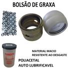 60 Reparo eixo s randon carreta material autolubrificavel poliacetal+aço com 60 kit R-1D-60