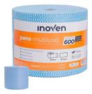 600 Panos Multiuso Perfex 20x40cm Inoven Rolo 240m Limpeza Cor Azul Cód.1310
